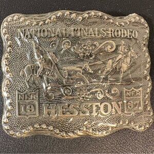 Hesston National Finals Rodeo Belt Buckle